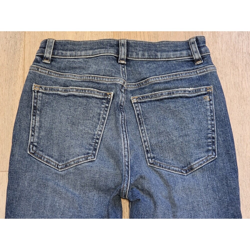 Madewell Pencil Jeans 24P Petite Concho Wash High Rise Skinny Super Stretch - Picture 4 of 11